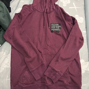 H&m burgundy hoodie